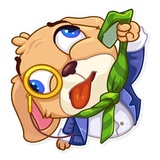 Mr. Pup WhatsApp Sticker #14