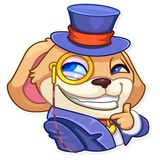 Mr. Pup WhatsApp Sticker #16