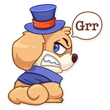 Mr. Pup WhatsApp Sticker #17