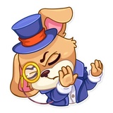 Mr. Pup WhatsApp Sticker #21