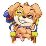Mr. Pup WhatsApp Sticker #23