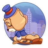 Mr. Pup WhatsApp Sticker #25