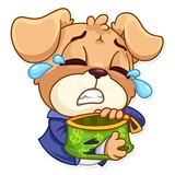 Mr. Pup WhatsApp Sticker #28