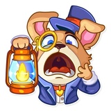 Mr. Pup WhatsApp Sticker #3