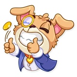 Mr. Pup WhatsApp Sticker #4