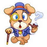 Mr. Pup WhatsApp Sticker #8