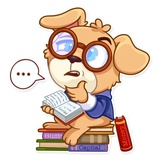 Mr. Pup WhatsApp Sticker #9