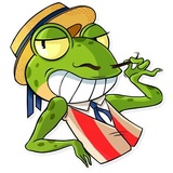 Mr. Ribbit WhatsApp Sticker #10