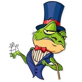 Mr. Ribbit WhatsApp Sticker #11