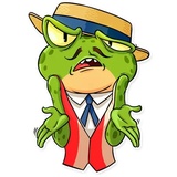 Mr. Ribbit WhatsApp Sticker #12