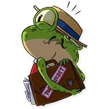 Mr. Ribbit WhatsApp Sticker #13