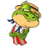 Mr. Ribbit WhatsApp Sticker #14