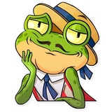 Mr. Ribbit WhatsApp Sticker #15