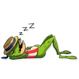 Mr. Ribbit WhatsApp Sticker #16