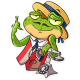 Mr. Ribbit WhatsApp Sticker #19