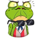 Mr. Ribbit WhatsApp Sticker #23