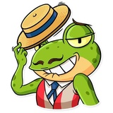 Mr. Ribbit WhatsApp Sticker #4