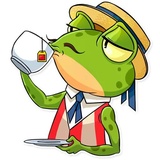 Mr. Ribbit WhatsApp Sticker #7