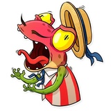 Mr. Ribbit WhatsApp Sticker #8