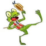 Mr. Ribbit WhatsApp Sticker #9