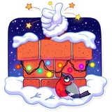 Ho Ho Ho WhatsApp Sticker #3