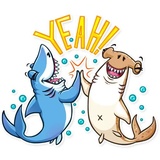 Its Shark WhatsApp Sticker #11