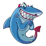 Its Shark WhatsApp Sticker #13