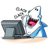 Its Shark WhatsApp Sticker #15
