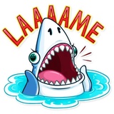 Its Shark WhatsApp Sticker #19