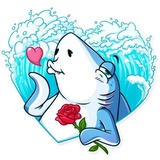 Its Shark WhatsApp Sticker #2