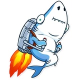 Its Shark WhatsApp Sticker #23