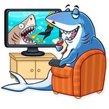 Its Shark WhatsApp Sticker #7