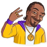 Snoop Dogg WhatsApp Sticker #11