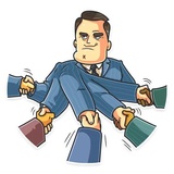Mr. Trader WhatsApp Sticker #14