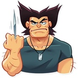 Wolverine WhatsApp Sticker #16