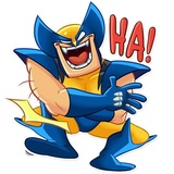 Wolverine WhatsApp Sticker #28