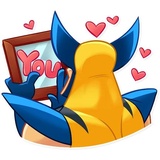 Wolverine WhatsApp Sticker #8
