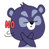 Mr. Cool Bear WhatsApp Sticker #13