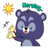 Mr. Cool Bear WhatsApp Sticker #20