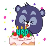 Mr. Cool Bear WhatsApp Sticker #21