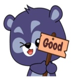 Mr. Cool Bear WhatsApp Sticker #22