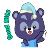 Mr. Cool Bear WhatsApp Sticker #23