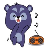 Mr. Cool Bear WhatsApp Sticker #5