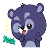 Mr. Cool Bear WhatsApp Sticker #7