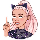 Ariana Grande WhatsApp Sticker #7