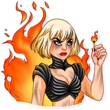 Lady Gaga WhatsApp Sticker #10