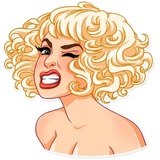 Lady Gaga WhatsApp Sticker #13