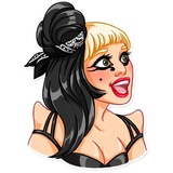 Lady Gaga WhatsApp Sticker #15