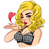Lady Gaga WhatsApp Sticker #2