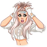 Lady Gaga WhatsApp Sticker #29